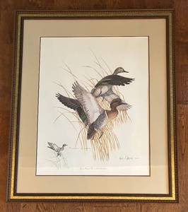 lot 137R image: LR - Green Winged Teal Anas Cardinesis Limited Edition Print by Charles E. Murphy