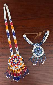 lot 170R image: K - Beaded Necklaces with Circular Mandala Style Pendants and Fringe Tassels