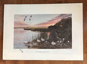 lot 198R image: K - Ron Van Gilder First to Return - Timberwolves Minneapolis Limited Edition Print