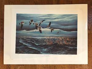 lot 254R image: K - Squall Line Limited Edition Unframed Print by Terry Redlin