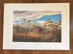 lot 266R image: K - Terry Redlin The Homestead Limited Edition Unframed Print
