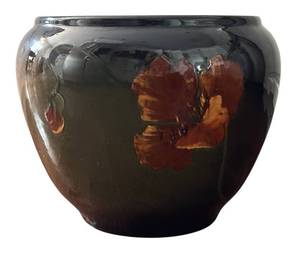 lot 162H image: K - Vintage Weller Louwelsa American Art Pottery with Poppies