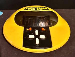 lot 154H image: LL - Vintage Tomy Tomytronic Pac-Man Handheld Game - 1980s Japan