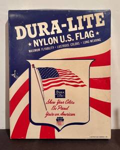 lot 229H image: LL - Dura-Lite Samson Bunting Nylon U.S. Flag 4x6 ft