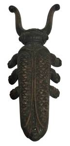 lot 382H image: LL - Vintage Cast Iron Beetle Boot Jack