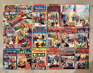 lot 484H image: LL - Archie Comics Group - Vintage 19-Book Lot Archie, Archie Me, Life Archie