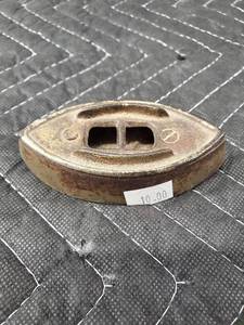 lot 48 image: Vintage Hand-Crank Meat Grinder With Attachments & Cookie Cutters - Kitchen Tools