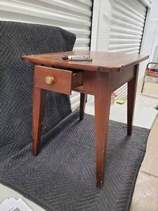 lot 65 image: Athens Furniture - Side Table with Drawer