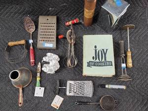 lot 69 image: Joy of Cooking Vintage Cookbook - Kitchen Utensil Collection