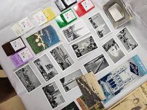 lot 166 image: Vintage Postcard & Ephemera Lot - Black & White Cityscapes, Travel Cards, Newspapers & Calendars