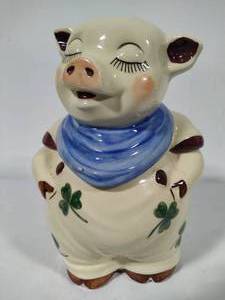 lot 11 image: Shawnee Pottery - Smiley Pig Cookie Jar
