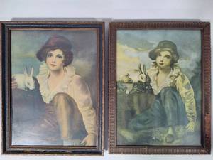 lot 74 image: Boy and Rabbit by Sir Henry Raeburn