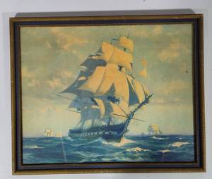 lot 79 image: Old Ironsides by Gordon Grant