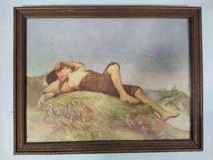 lot 85 image: The Shepard Boy by Franz von Lenbach