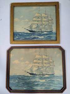 lot 92 image: Clipper Ship Prints by Charles Fisbert Patterson
