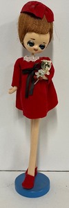 lot 17 image: 16 Big Eyed Retro 1960s Vintage Doll