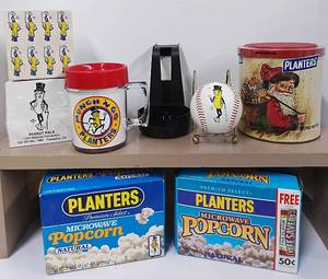 lot 37 image: Planters Peanuts Advertising Promotional Items 1970-1990s