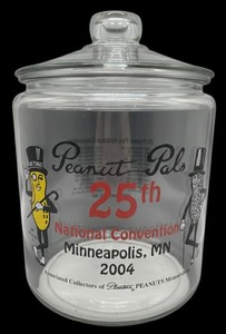 lot 70 image: 2004 Planters Peanuts Peanut Pals 25th National Convention Collector Jar