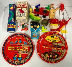 lot 49 image: Large lot of Vintage Toys Some with Original Box 1950s-1970s