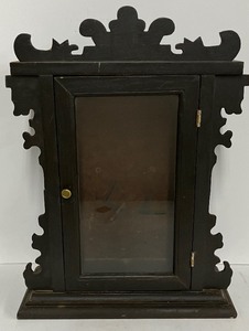 lot 72 image: Antique Gingerbread Eastlake Style Wall Cabinet