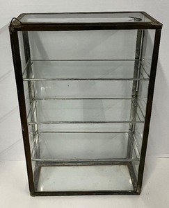 lot 87 image: Antique Glass and Metal Display Case