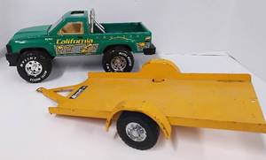 lot 179 image: Nylint California Cruiser Truck and Normatt Trailer