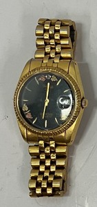 lot 252 image: Mens Black Hills Gold Watch Lucien Piccard Dufonte Black Hills Gold Wrist Watch