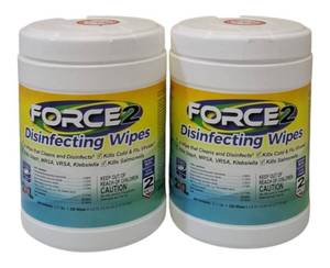 lot 5 image: (2) Pack 2XL Force2  Cleaning Disinfectant Wipes