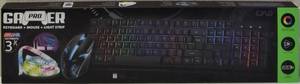 lot 9 image: CYLO Gamer Pro Keyboard  Mouse - NEW USB Powered Light Strip with Wireless Remote