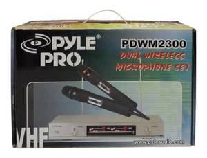 lot 39 image: Pyle Pro PDWM2300 Dual Wireless Microphone Set
