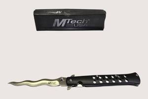 lot 47 image: MTech USA  Flame Blade 4-Inch Blade Spring-Assisted Knife