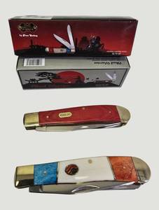 lot 49 image: Steel Warrior  Trapper Pocket Knives