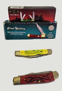 lot 50 image: Discover the exceptional craftsmanship of Frost Cutlery and the timeless allure of Steel Warrior Pocket Knives.