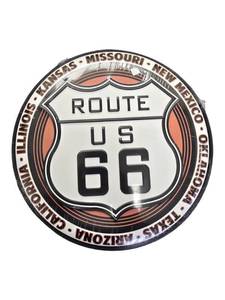 Open Road | Metal "Route 66" Button Sign  ** NEW