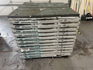 TAMKO Pallet of 69+ Bundles of- Perforated Starter 105 lin. ft. Eave and Rake Roofing Starter Strip Shingles Retail Value of $3,309.93