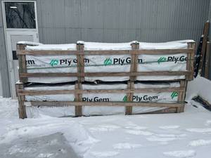 Ply Gem Lot of Approximately 680 Pieces of- 11.25 in. x 0.5 in. Rectangular White Weather Resistant Vinyl Soffit Vent