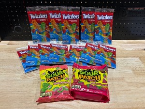 lot 78 image: Twizzlers and Sour Patch Kids