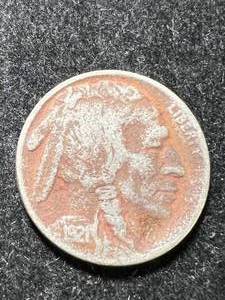 lot 15 image: 1921 US BUFFALO NICKEL