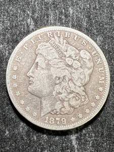 lot 51 image: 1879-S US MORGAN SILVER DOLLAR
