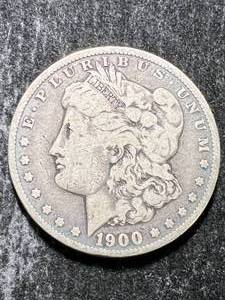 lot 60 image: 1900-O US MORGAN SILVER DOLLAR