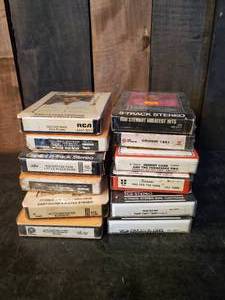 lot 52 image: Sweet lot of never opened Vintage 8 Track Tapes - Kansas, Blondie, Beatles and More