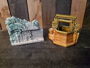 lot 55 image: 2 Very Collectible McCoy Planters