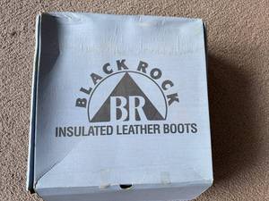 lot 12 image: SSS. Size 11 Black Rock Insulated Leather Boots