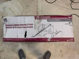 SSS. 6Pack 6" Recessed Light Housing-Comemercial Electric H21