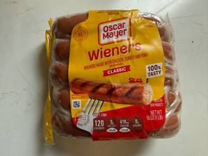 lot 51 image: DD. 6x 10ct Oscar Mayer Wieners