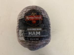 lot 243 image: G. K. Kretchmar Black Forest Brand HamApprox 6-8lbs-Boneless -Ready for carving