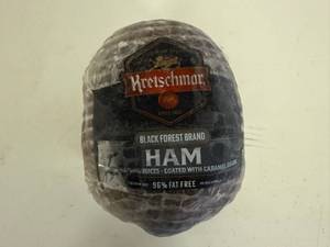 lot 245 image: G. K. Kretchmar Black Forest Brand HamApprox 6-8lbs-Boneless -Ready for carving