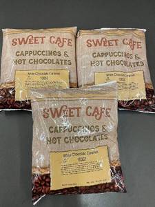 lot 66 image: Sweet Caf Cappuccinos & Hot Chocolates White Chocolate Caramel 10052 (Lot of 3)