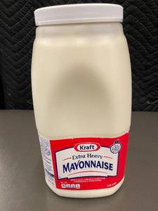 lot 139 image: AS 3 - Kraft Extra Heavy Mayonnaise - 1 Gallon (3.78 L) Jug