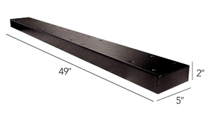 lot 305 image: Mail Boss 7134 4 Box Spreader Bar, Black Cluster Mailbox Beam